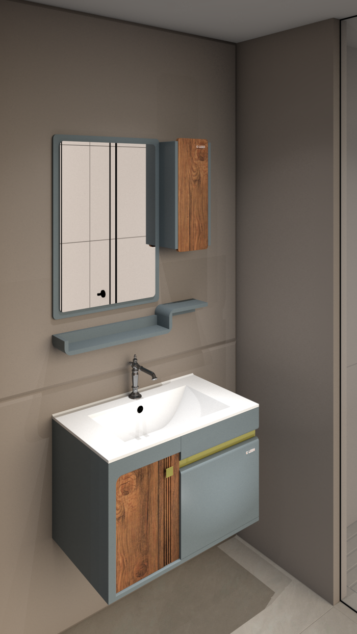 روشویی کابینتی اُلین مدل نگین - تصویر 3